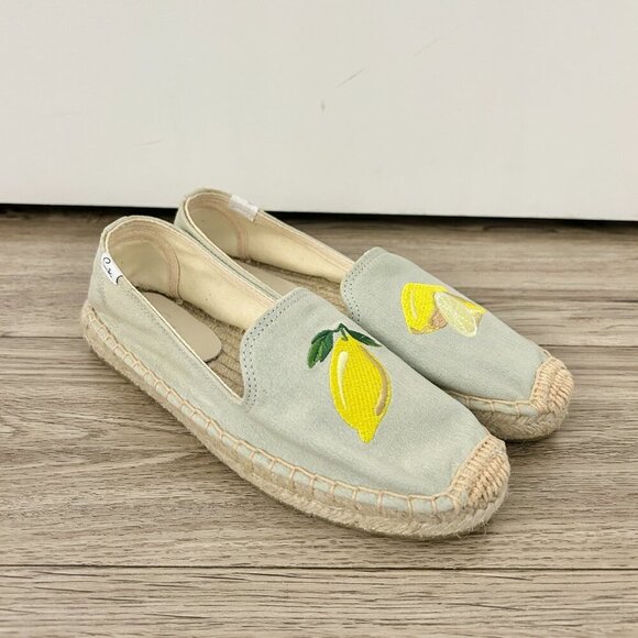 Sea Star Beachwear Bayside Beach Club Espadrille Lemon Sky Size 6 BRAND NEW - Picture 10 of 10